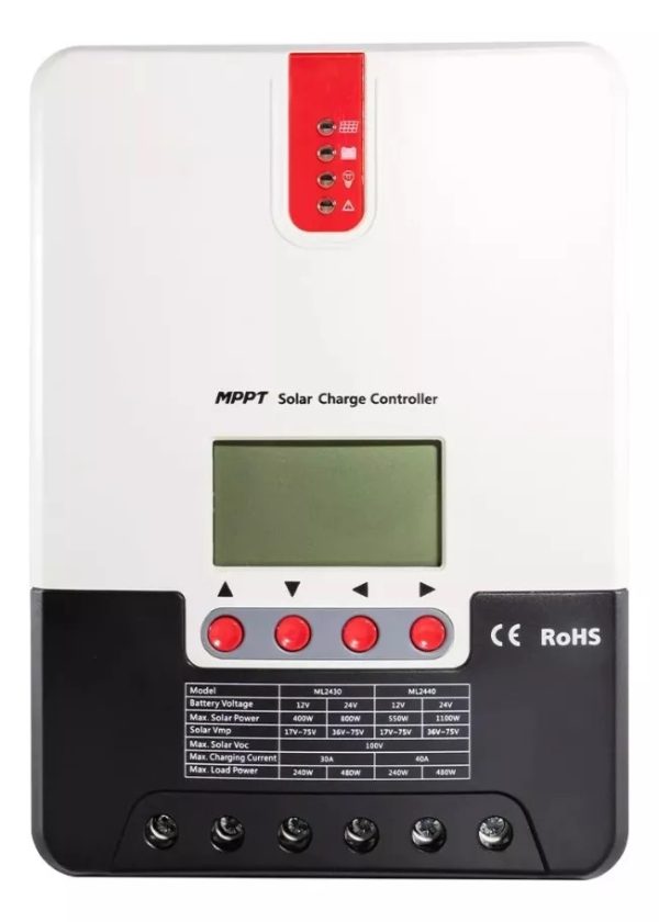 Regulador De Carga Para Paneles Solares Mppt 60a 12v 24v 48v