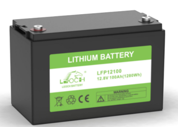 Bateria Litio 12v 100Ah Leoch Ciclo Profundo
