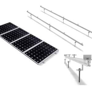 Kit Estructura Coplanar para 4 paneles 4.8 Metros